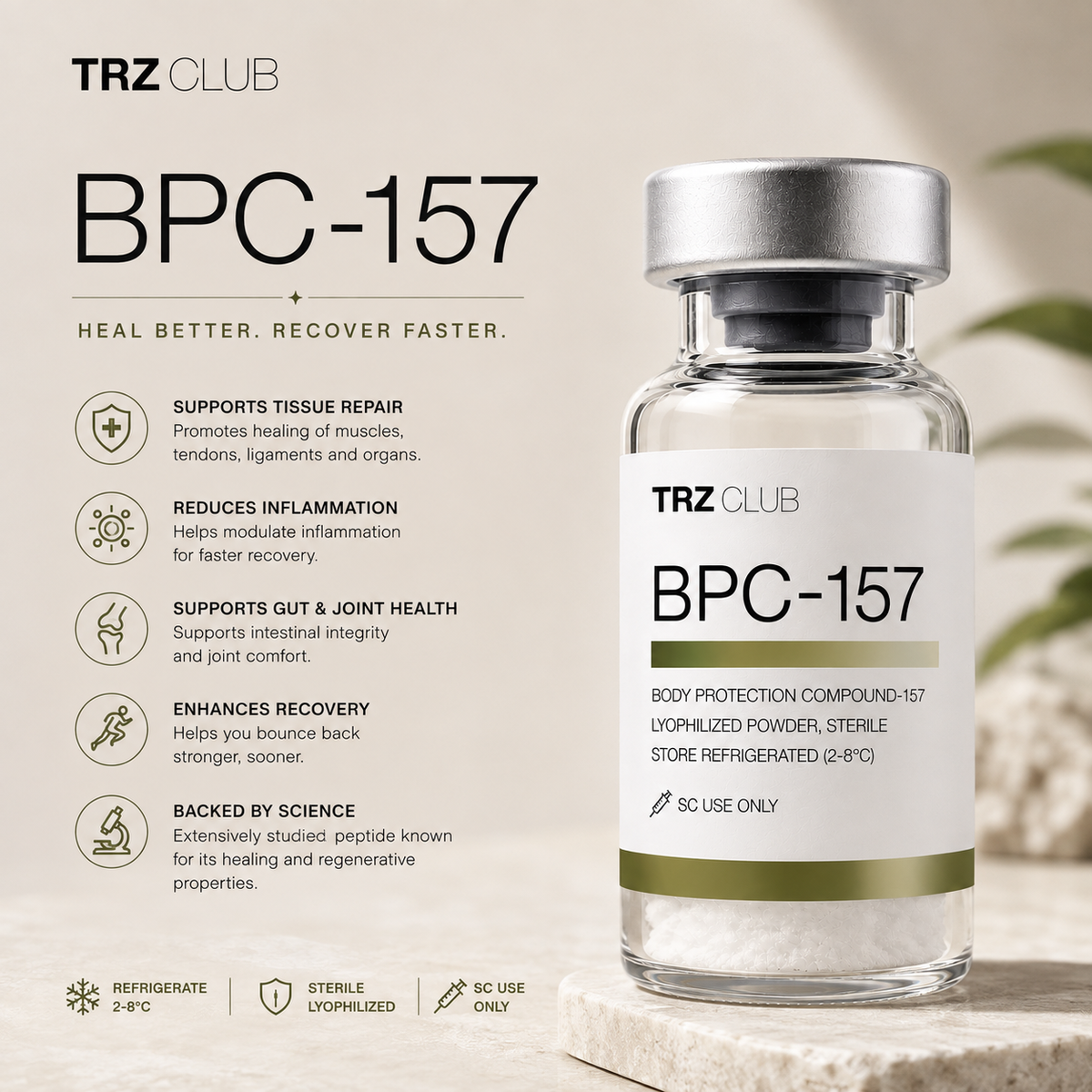 BPC-157 (Recovery & Repair Peptide)