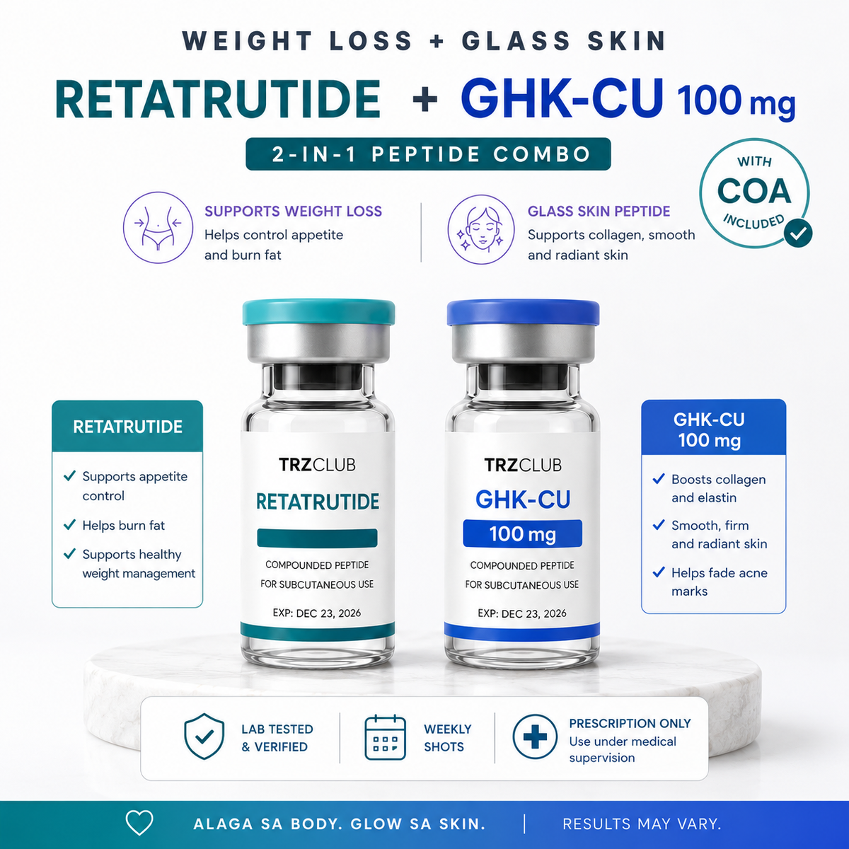 RETA 30 | COA Included | 10 Weeks Program