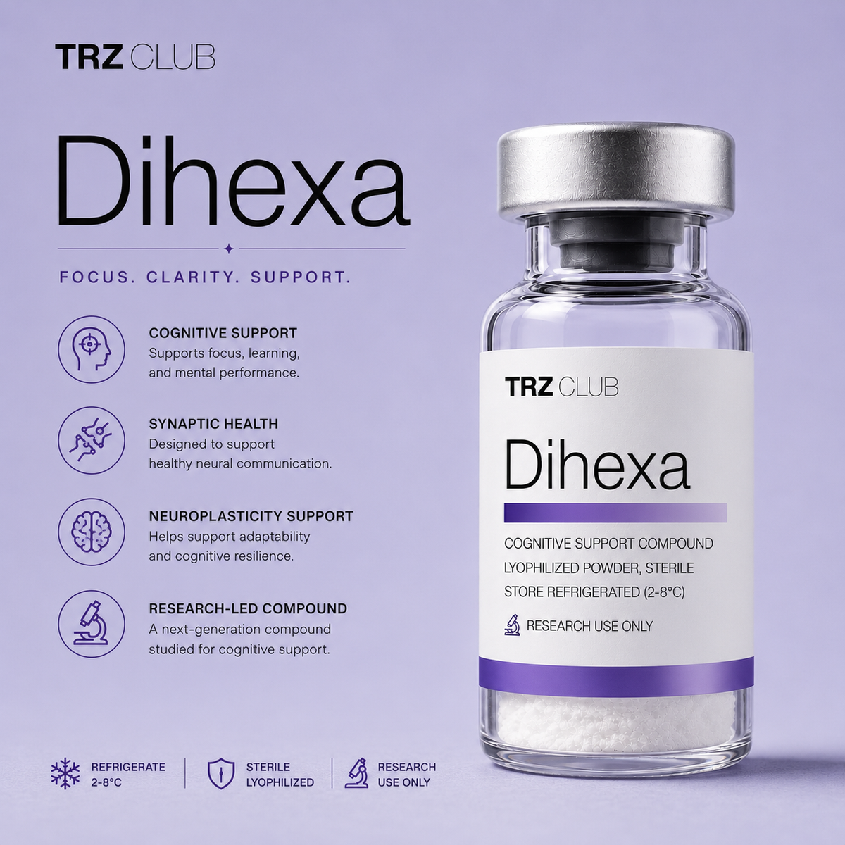 Dihexa (Cognitive Support Peptide)