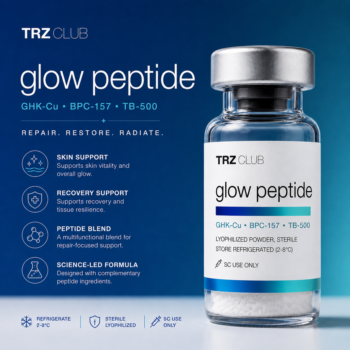 Glow Blend (Skin & Recovery Peptide Blend)